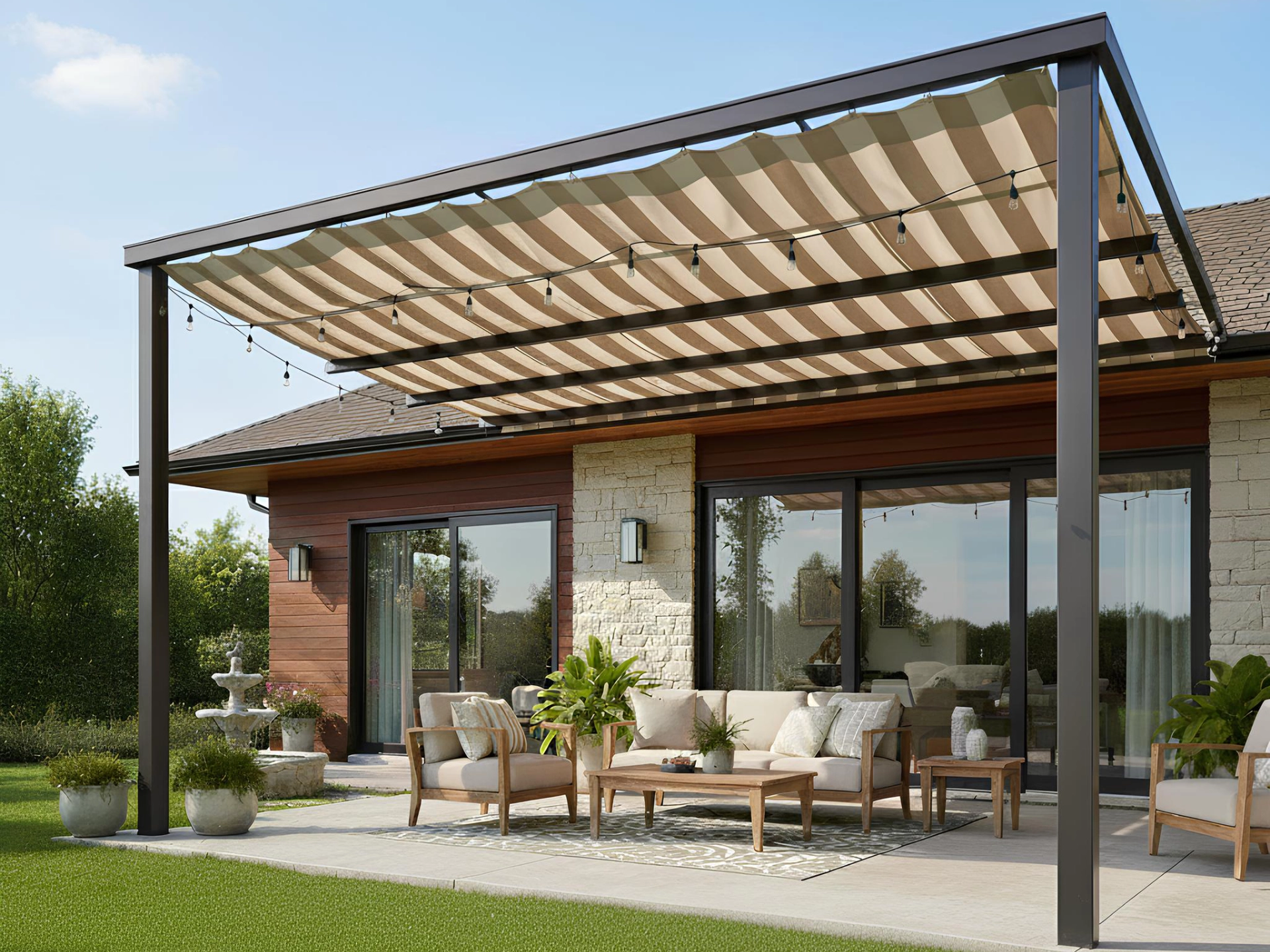 Canopy in homes patio