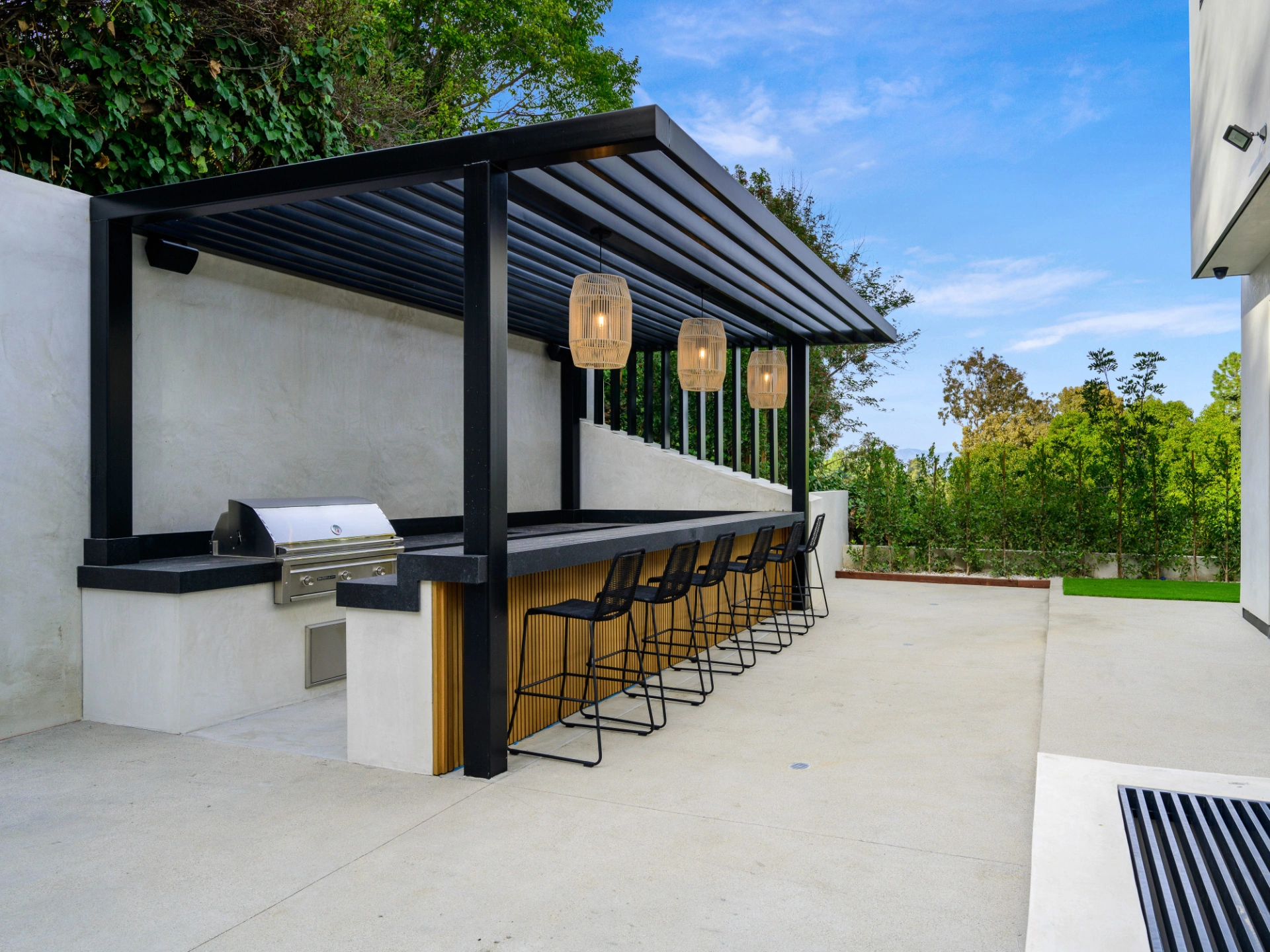 Scenic View Of An Outdoor Patio