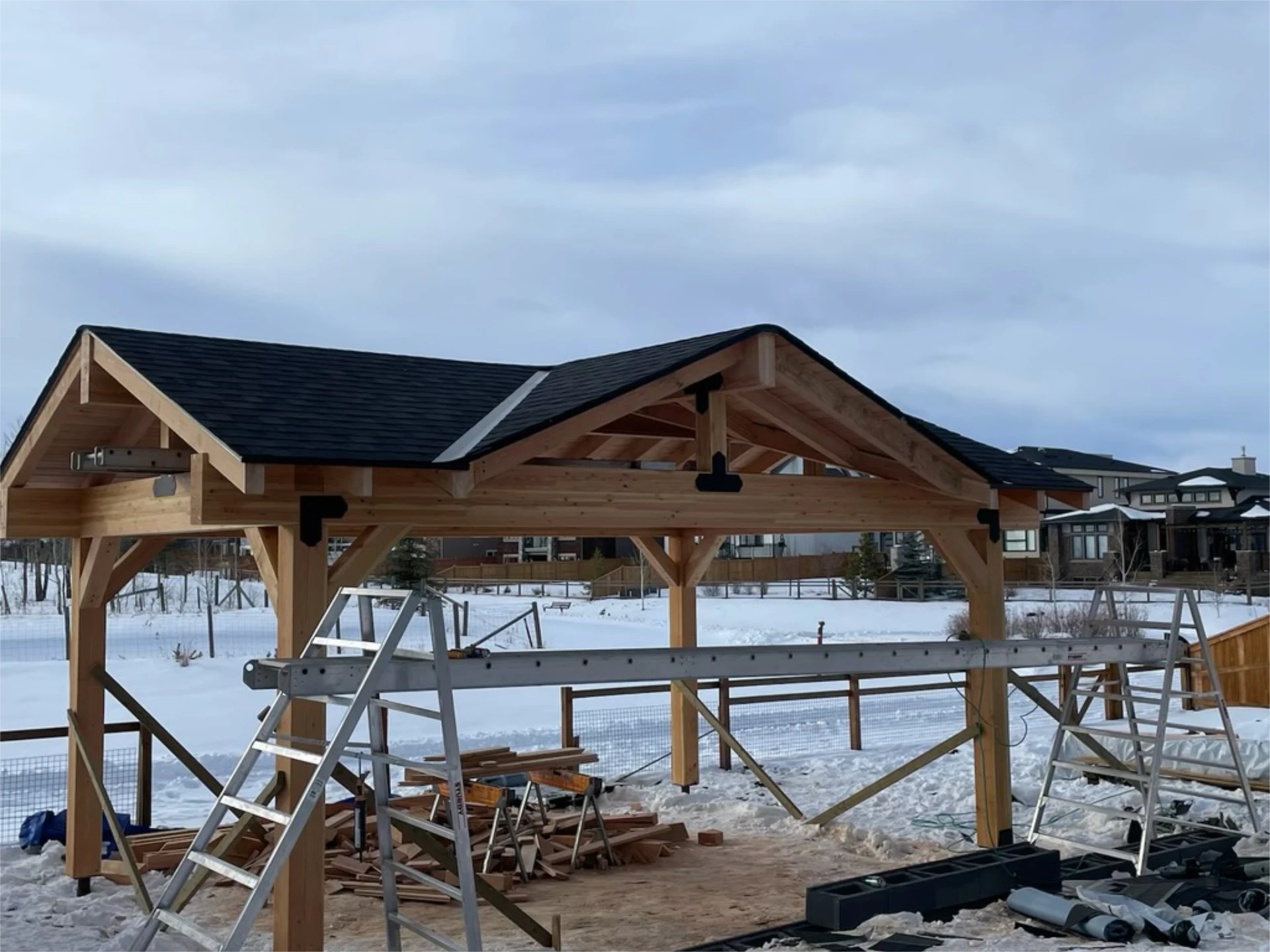 Shingled Detached Pergola