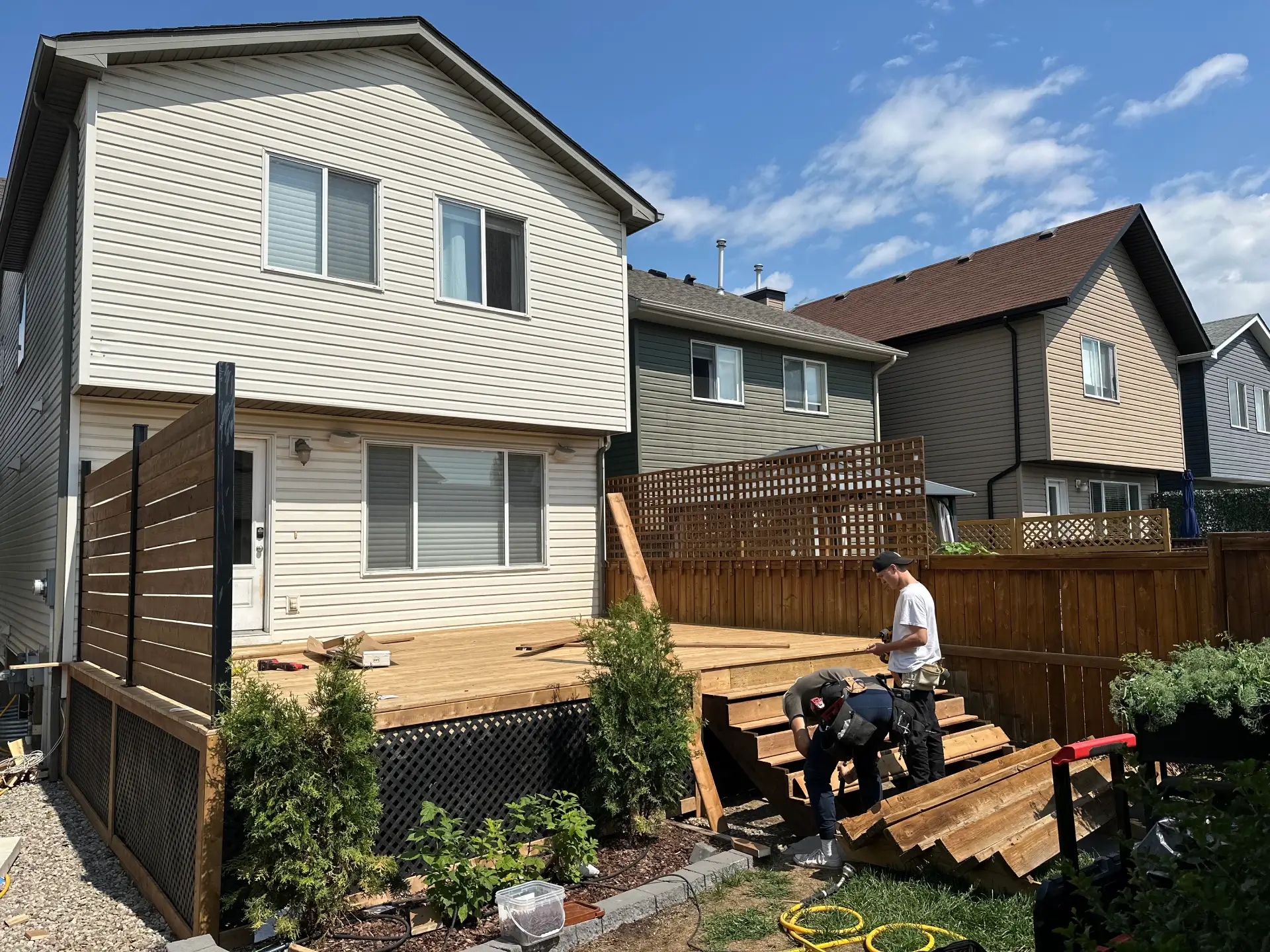 Deck rebuild by Millennium Deck & Fence