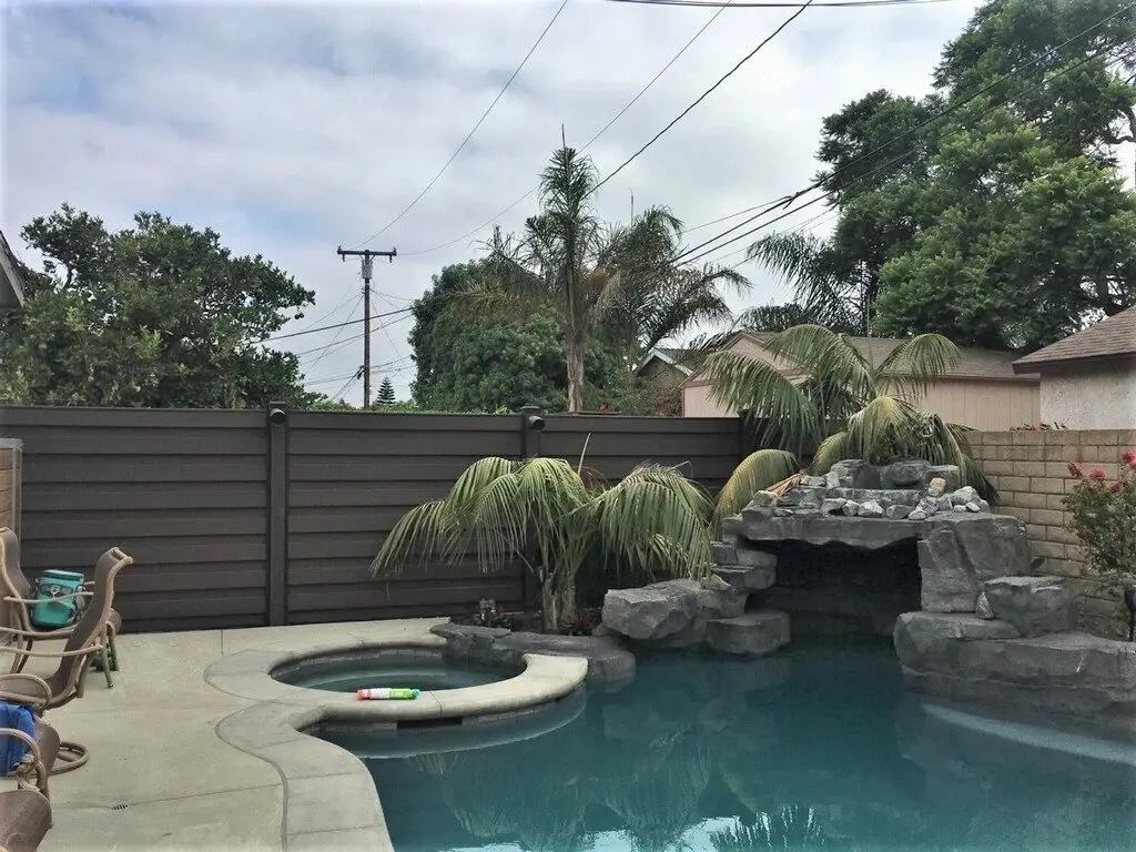 Sk trex horizons protecting pool and hot tub